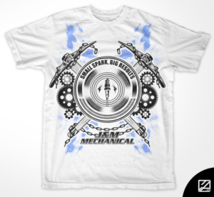 Mechanical Business Needs Mean Design | T-shirt Design by Aurelio III