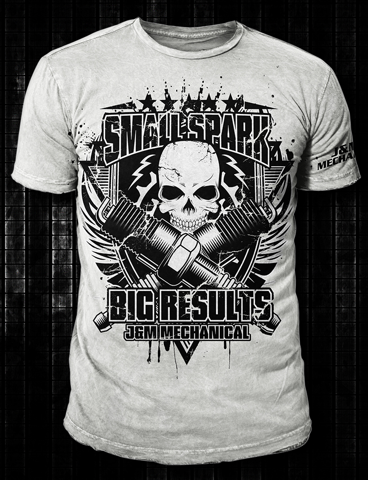 Diseño de Camiseta por Jonya para J&M Mechanical | Diseño: #9418697