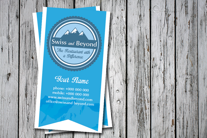 Diseño de Tarjeta de Presentación por Irina Makedonska para Swiss & Beyond | Diseño #2055048