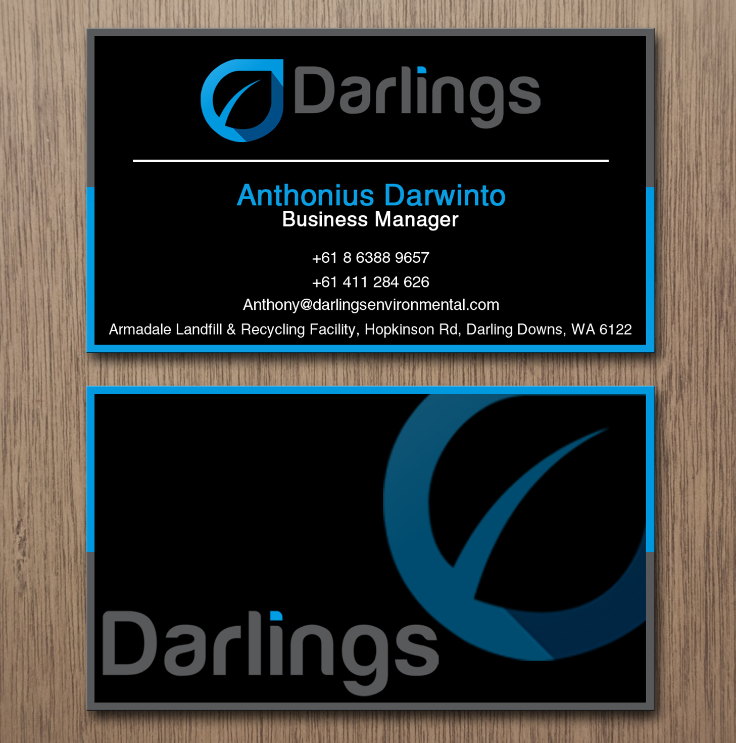Diseño de Tarjeta de Presentación por Lanka Ama para Darlings Group | Diseño #9353776