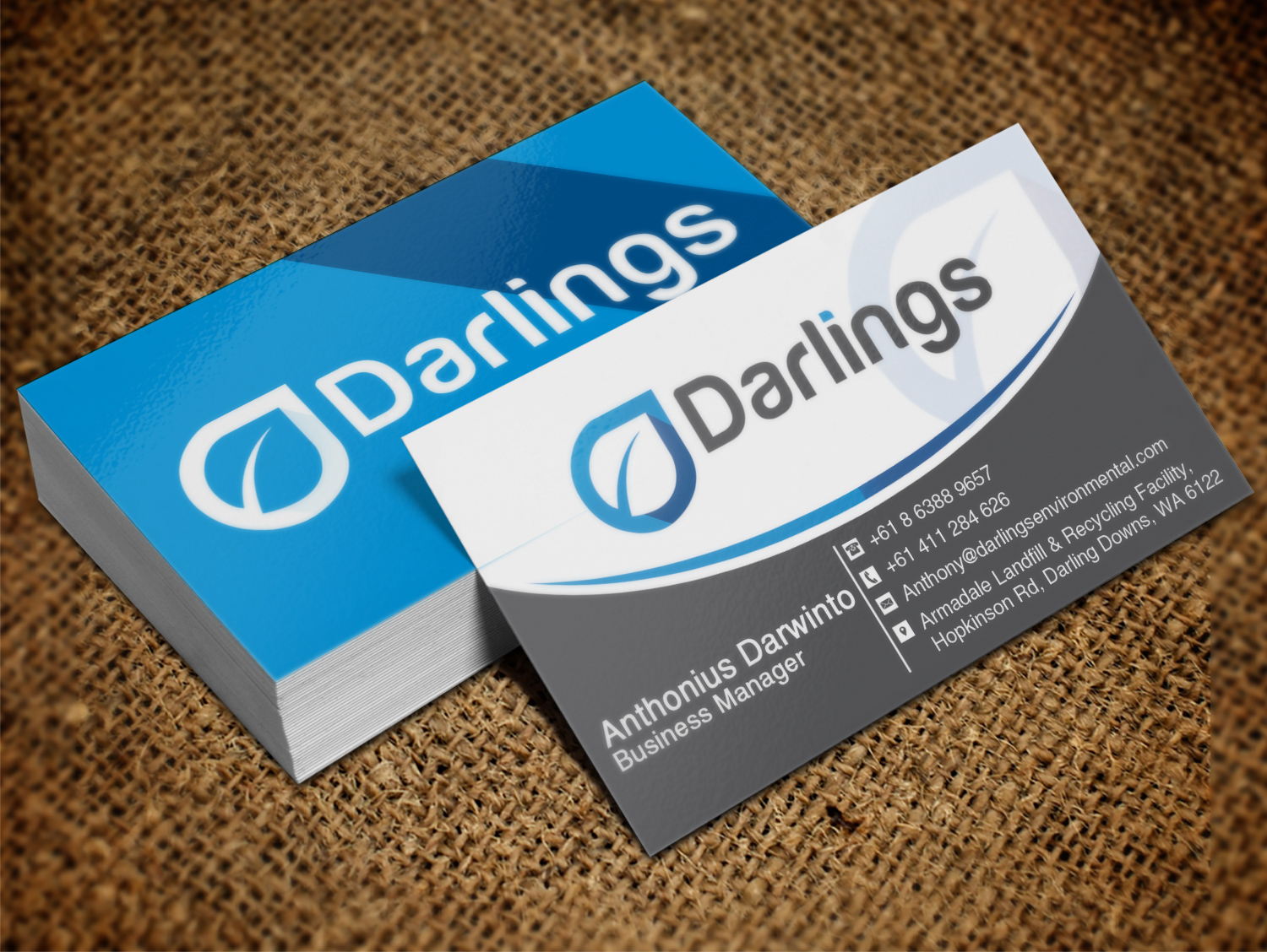 Design de Carte de Visite par Lanka Ama pour Darlings Group | Design #9353781