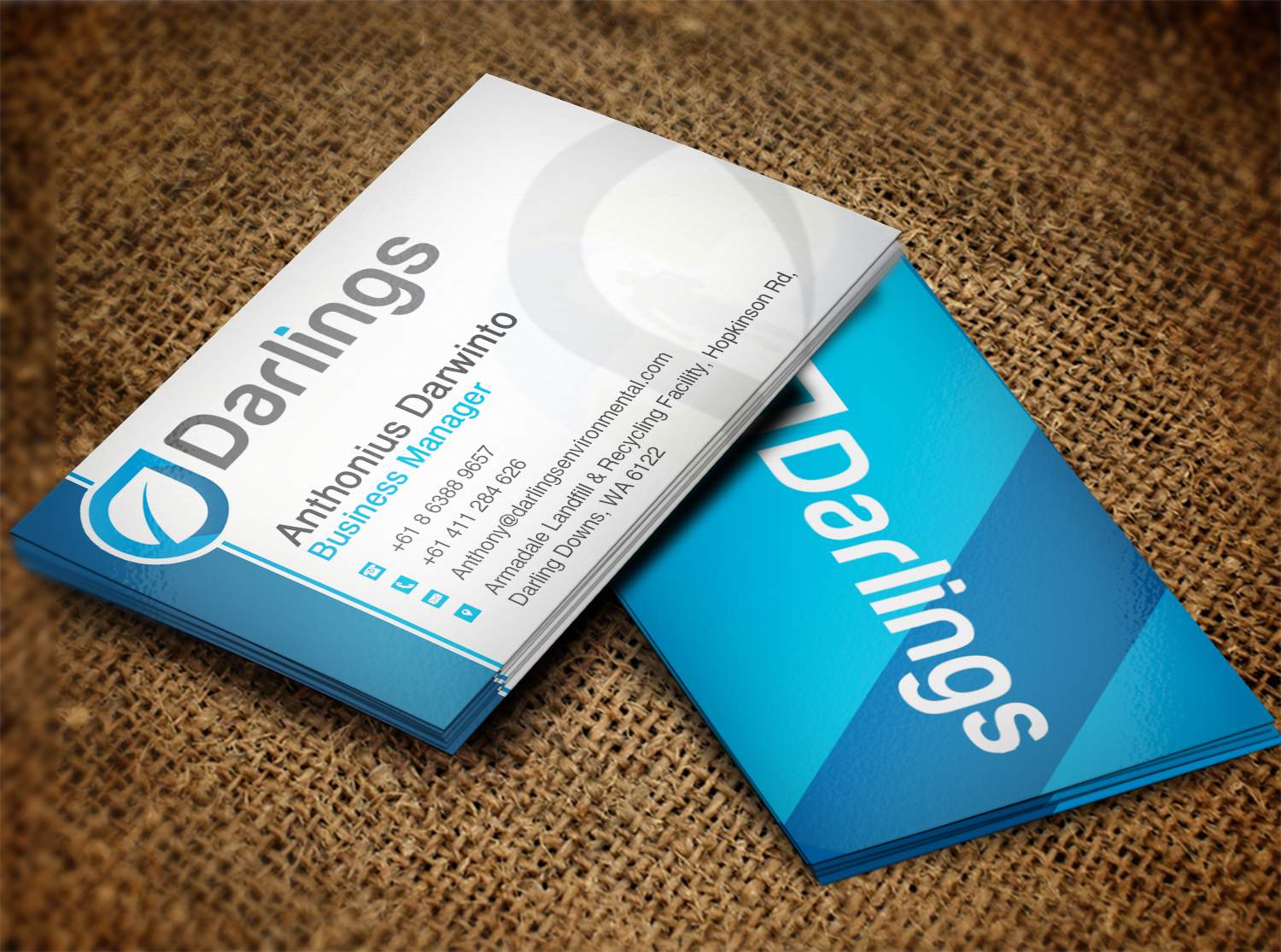 Design de Carte de Visite par Lanka Ama pour Darlings Group | Design #9353782