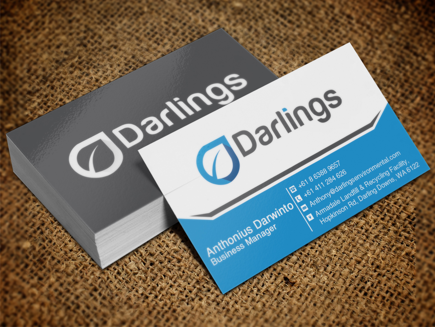 Diseño de Tarjeta de Presentación por Lanka Ama para Darlings Group | Diseño #9353817