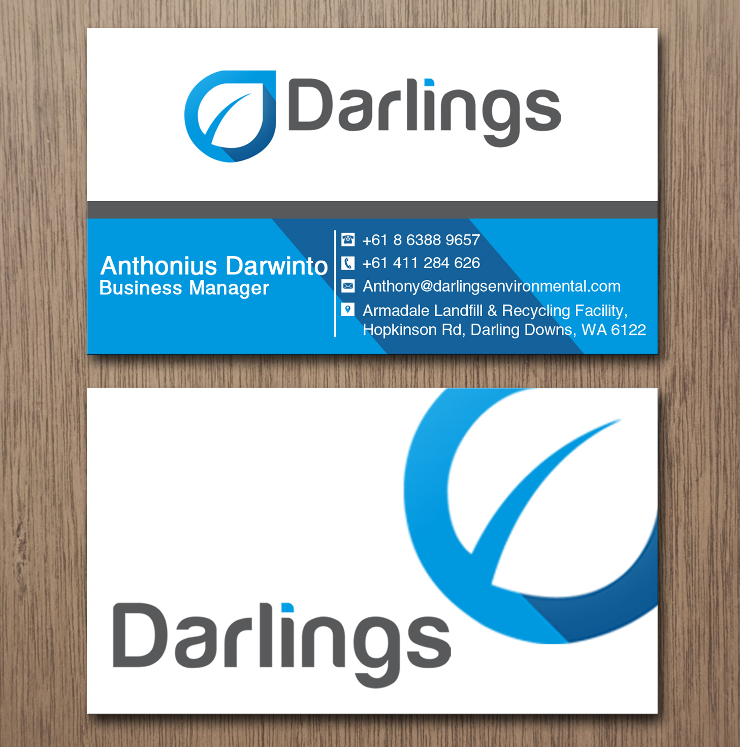 Diseño de Tarjeta de Presentación por Lanka Ama para Darlings Group | Diseño #9353818