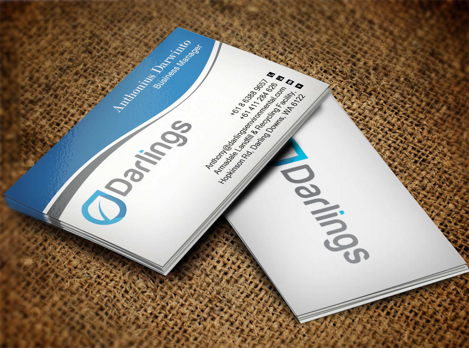 Design de Carte de Visite par Lanka Ama pour Darlings Group | Design #9353821
