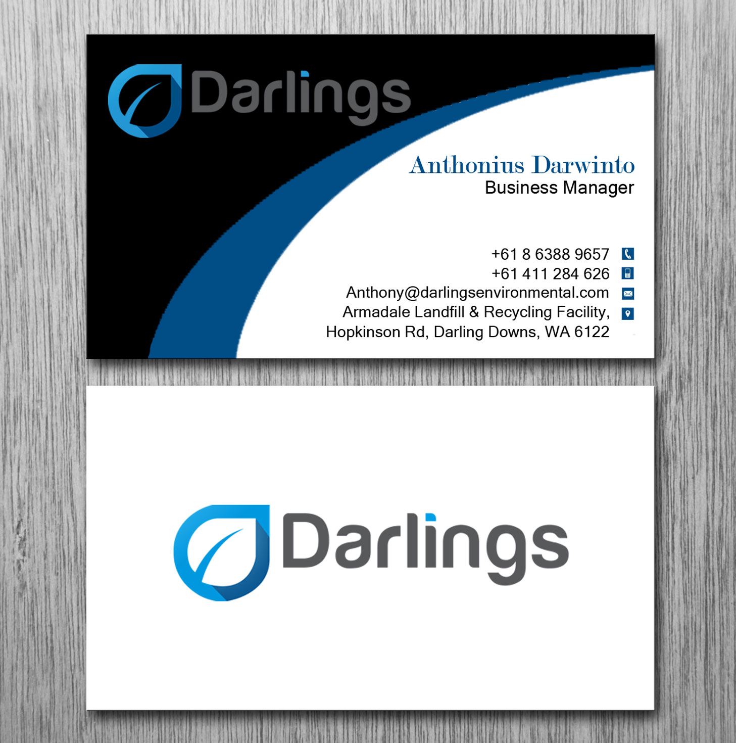 Business Card Design by Lanka Ama for Darlings Group | Design #9353828