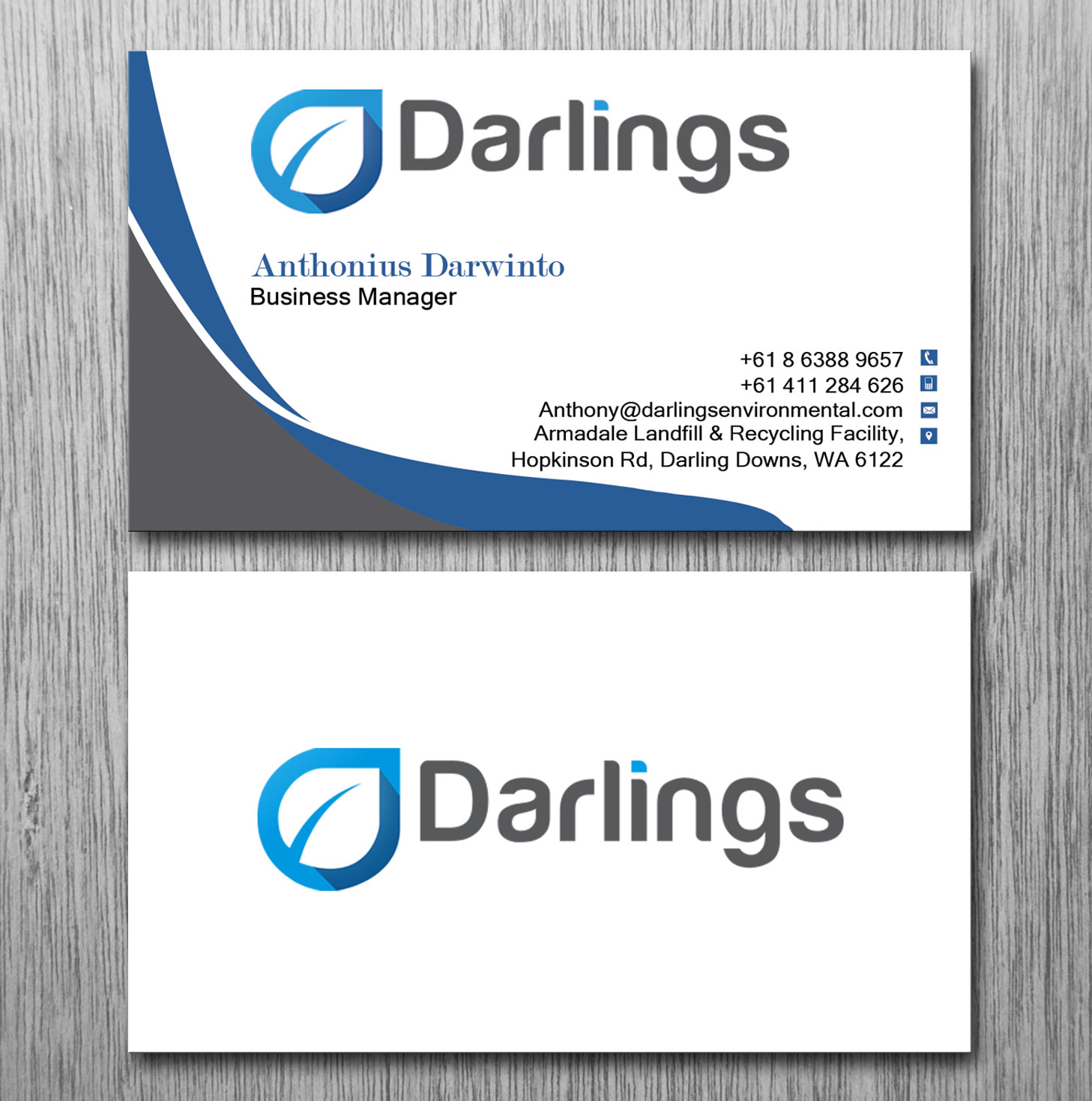 Business Card Design by Lanka Ama for Darlings Group | Design #9353829