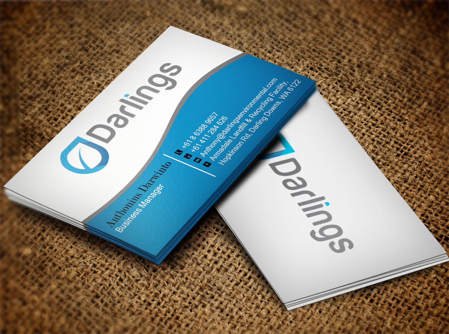 Business Card Design by Lanka Ama for Darlings Group | Design #9353830