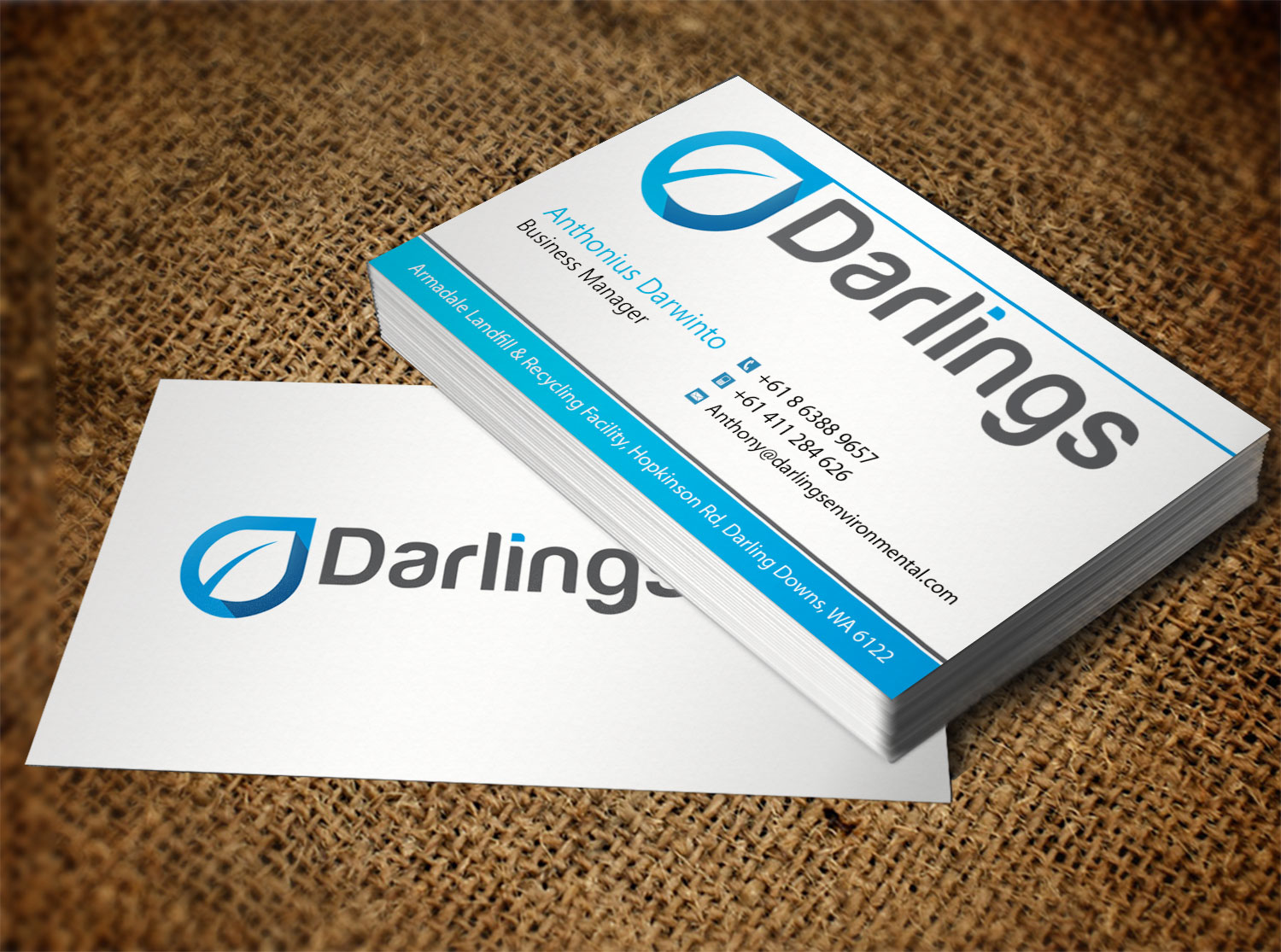 Business Card Design by Lanka Ama for Darlings Group | Design #9353833