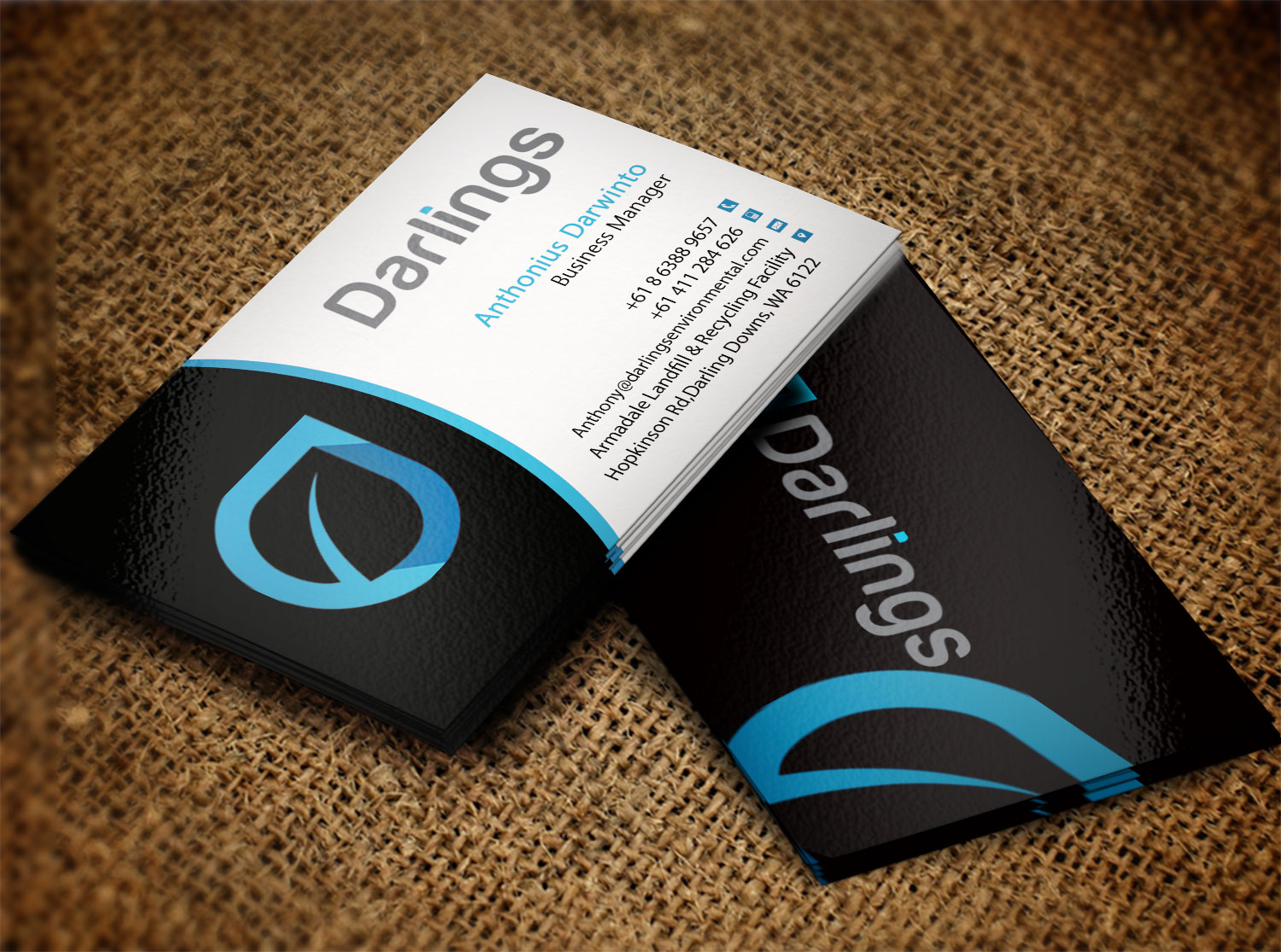 Business Card Design by Lanka Ama for Darlings Group | Design #9353836