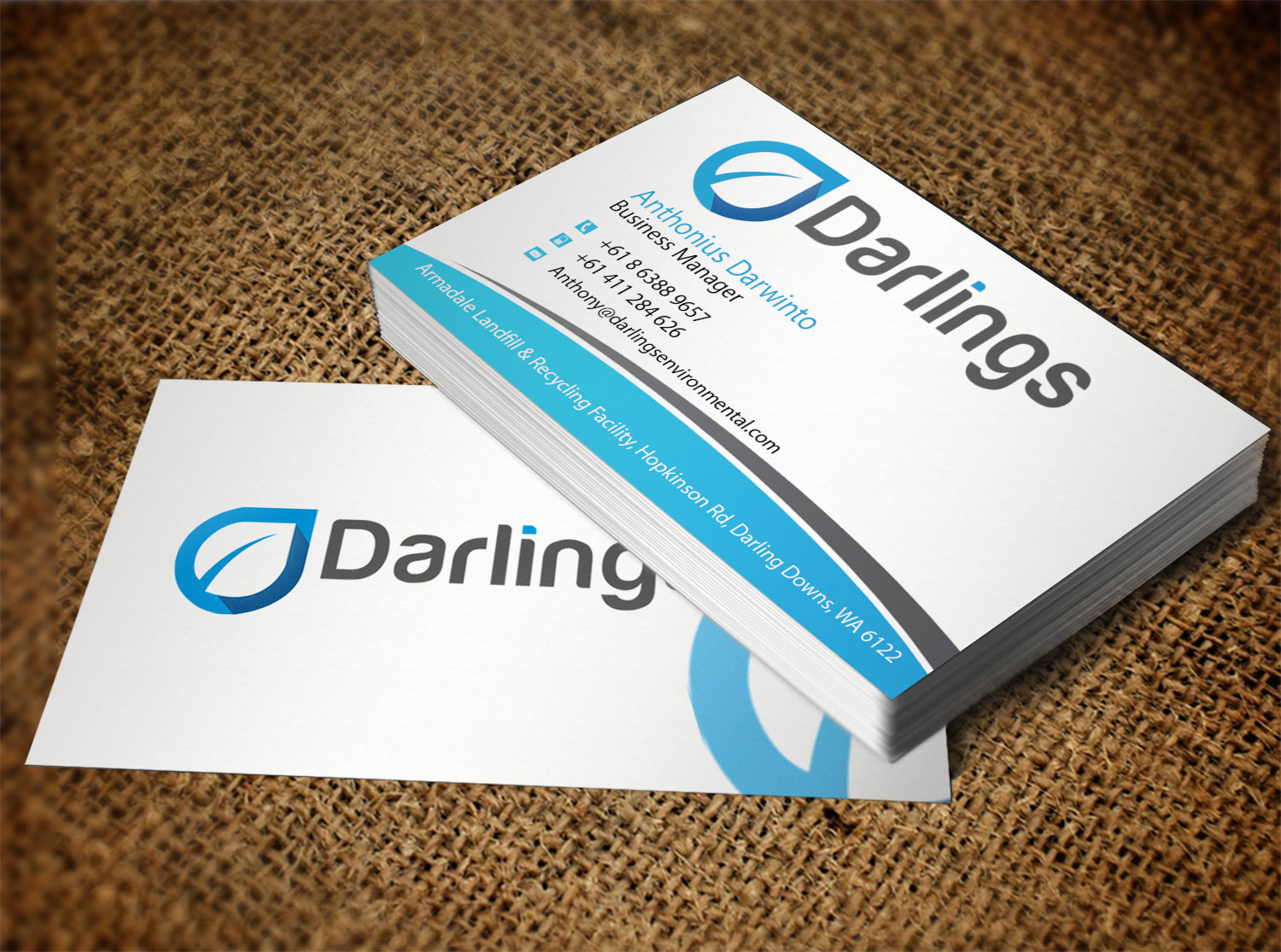 Business Card Design by Lanka Ama for Darlings Group | Design #9353837