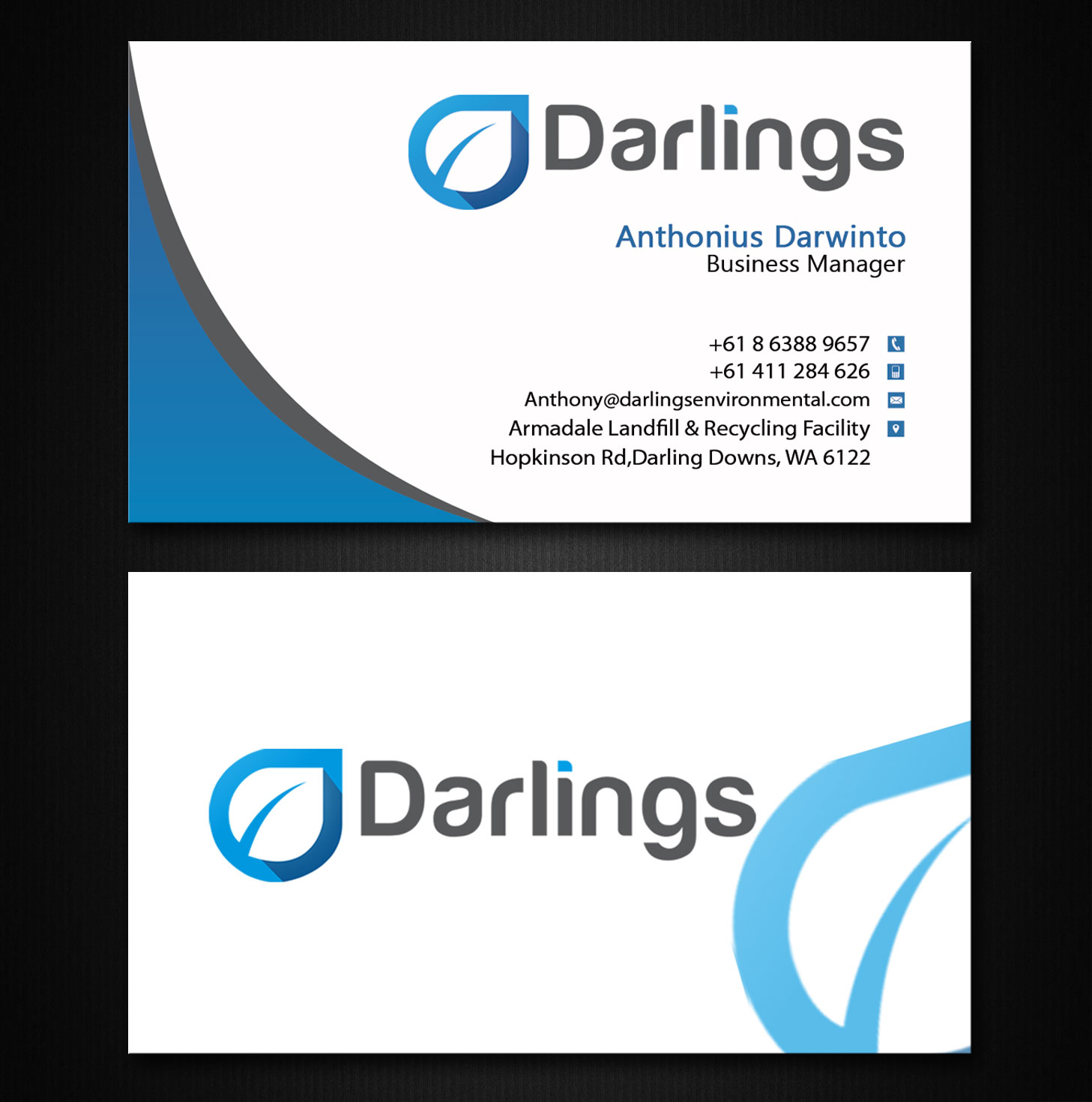 Business Card Design by Lanka Ama for Darlings Group | Design #9353840