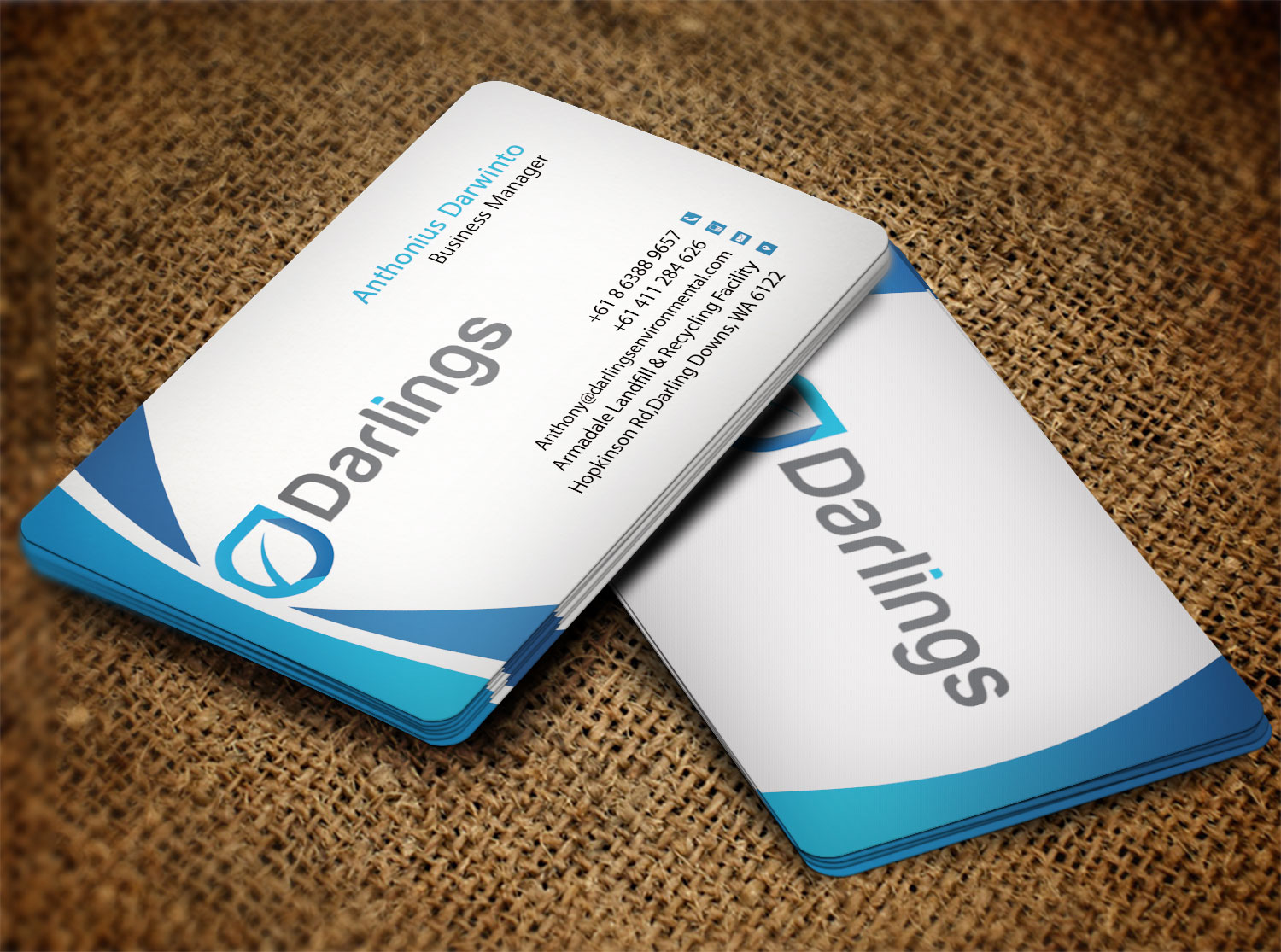 Business Card Design by Lanka Ama for Darlings Group | Design #9353841
