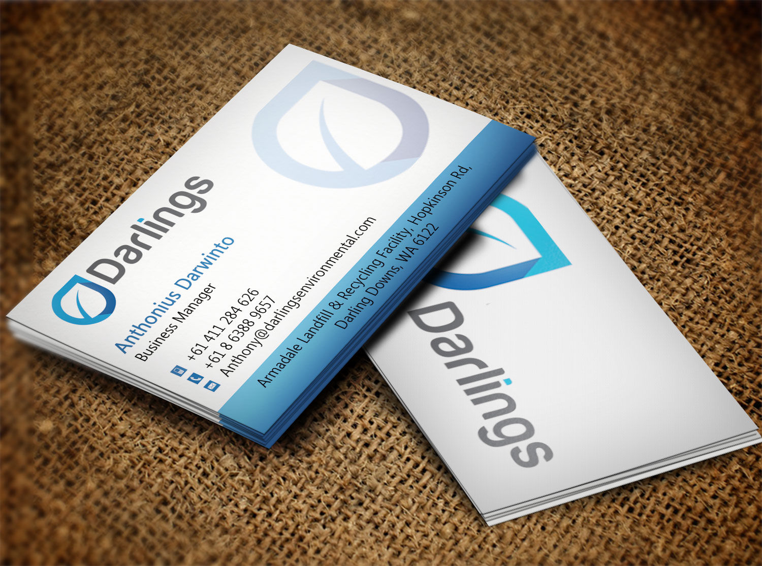 Business Card Design by Lanka Ama for Darlings Group | Design #9353844