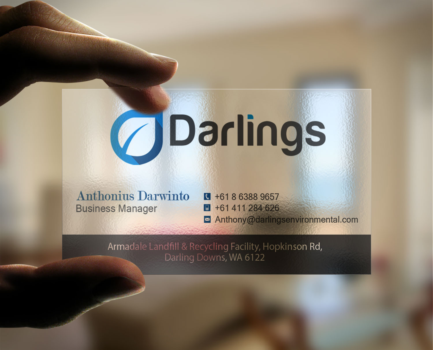 Business Card Design by Lanka Ama for Darlings Group | Design #9357985