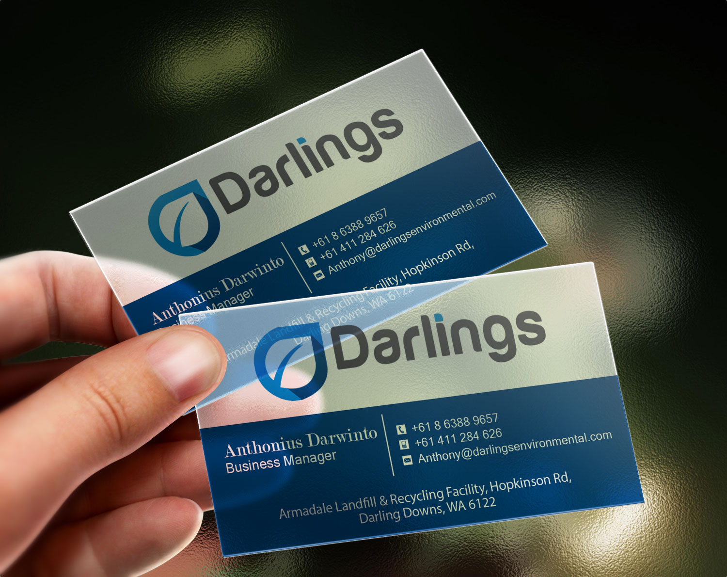 Business Card Design by Lanka Ama for Darlings Group | Design #9357988
