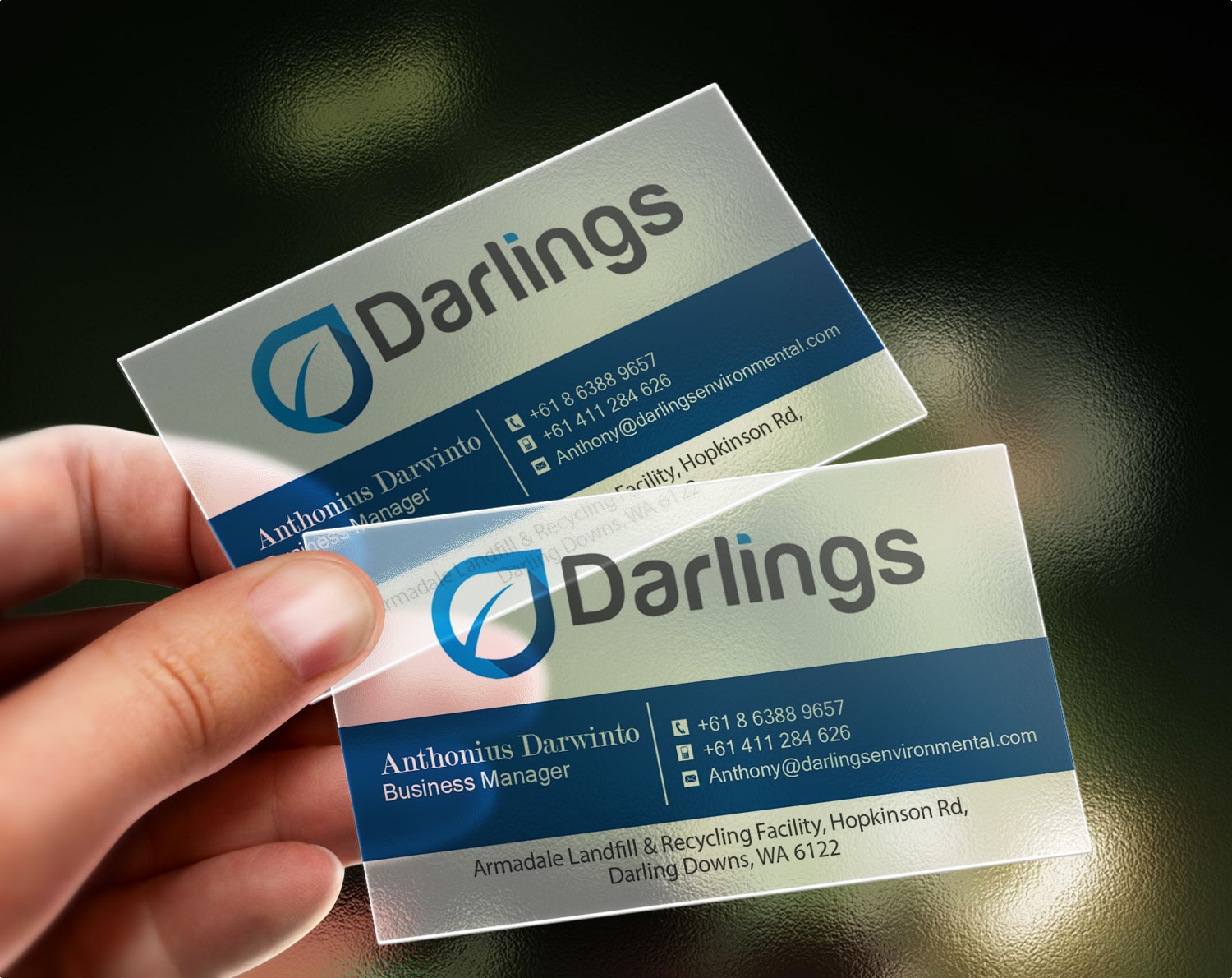 Business Card Design by Lanka Ama for Darlings Group | Design #9357991