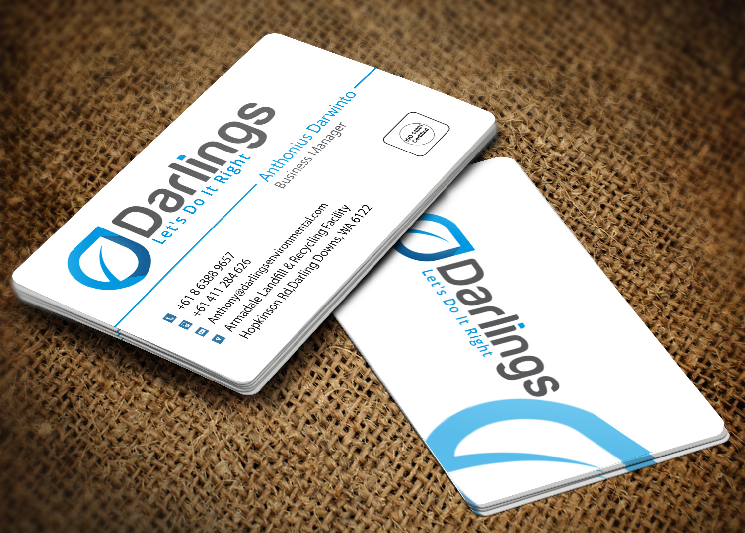 Business Card Design by Lanka Ama for Darlings Group | Design #9534480