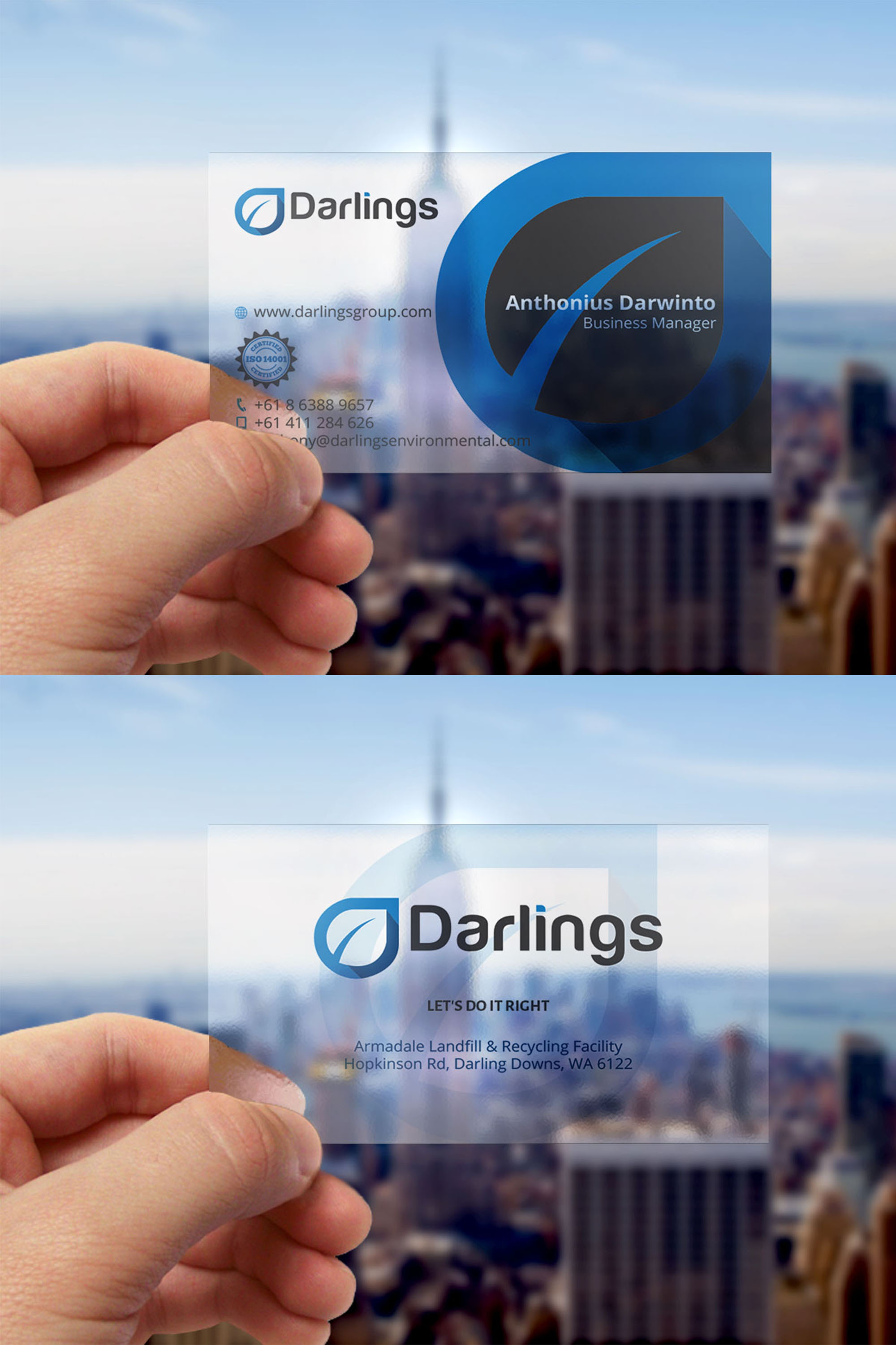 Diseño de Tarjeta de Presentación por Verified artistry para Darlings Group | Diseño #9400653