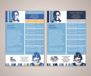 Taking a stock layout (purchased) and making it consistent with our brand standards | Design de Poster par R M