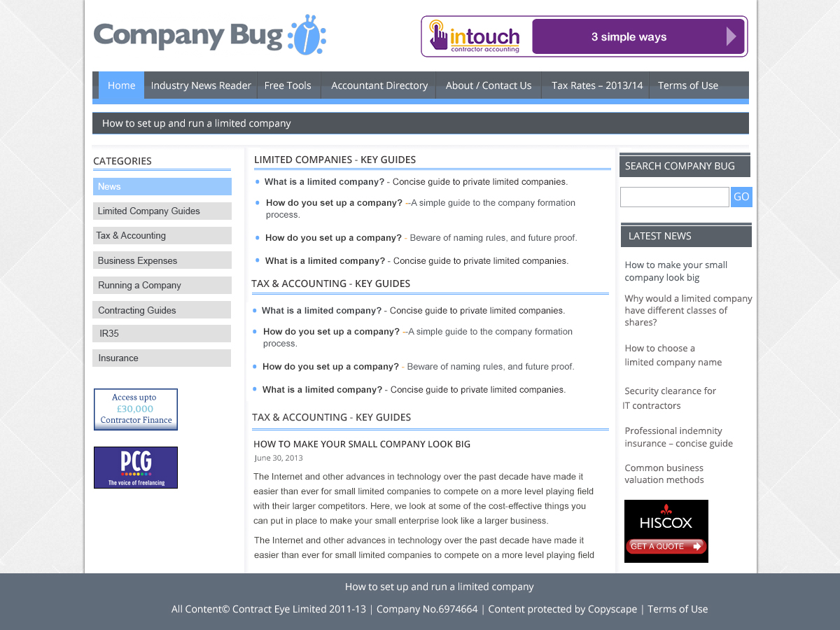Wordpress Design by sandyIN for Contract Eye Limited | Design #2072799