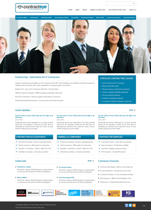 Wordpress Design by pb for Contract Eye Limited | Design: #2051752
