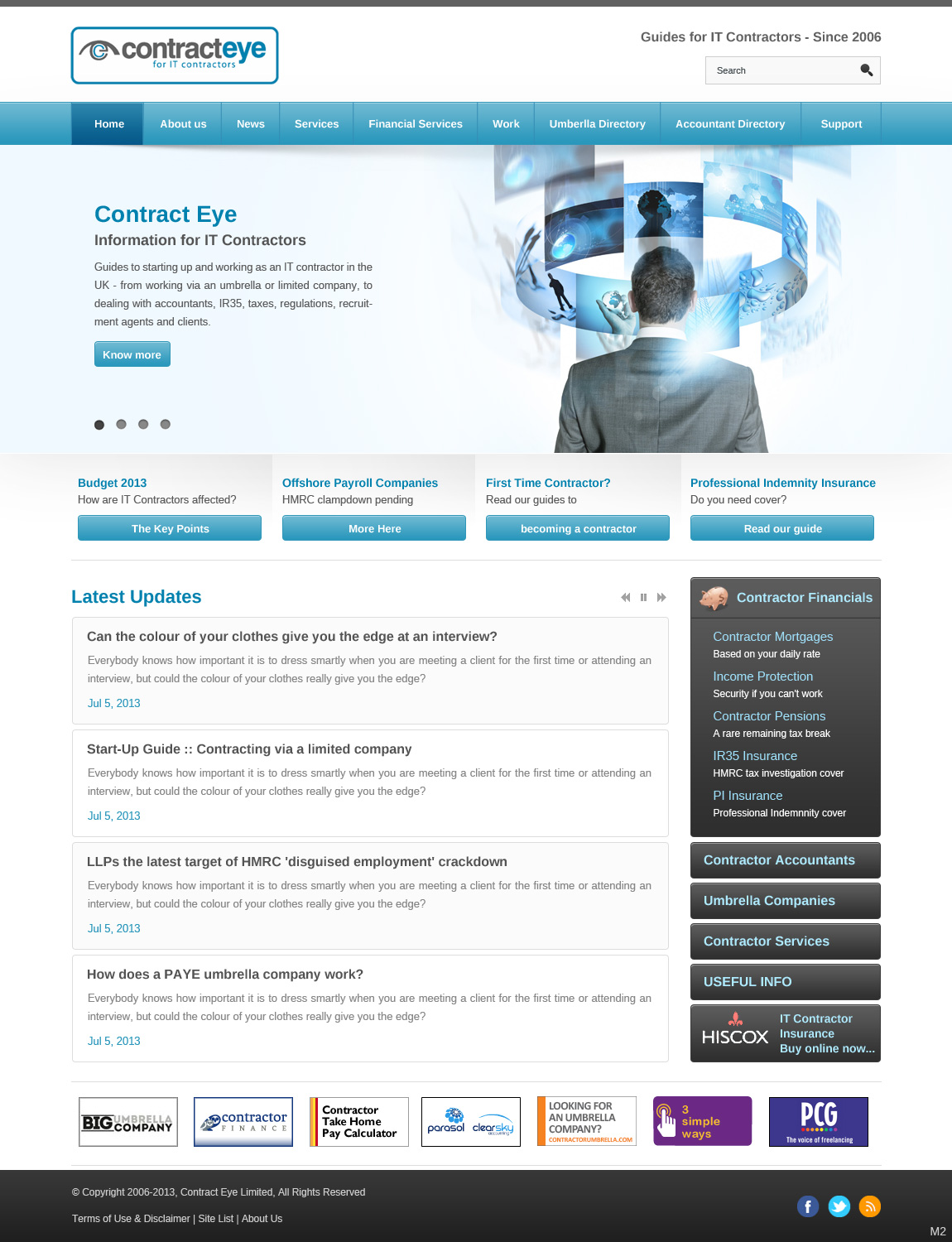 WordPress-Design von pb für Contract Eye Limited | Design #2051762