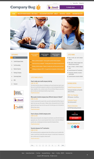 Wordpress Design by pb for Contract Eye Limited | Design: #2058519