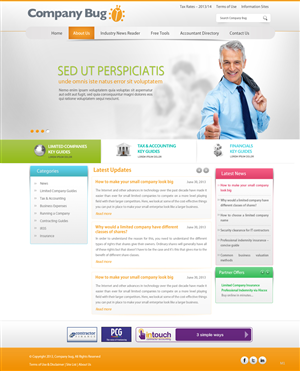 Wordpress Design by pb for Contract Eye Limited | Design: #2058521