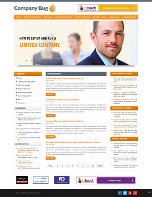 Wordpress Design by pb for Contract Eye Limited | Design: #2058523