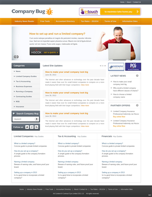 Wordpress Design by pb for Contract Eye Limited | Design: #2058579