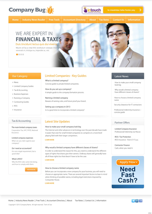 Wordpress Design by pb for Contract Eye Limited | Design: #2061848