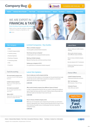 Wordpress Design by pb for Contract Eye Limited | Design: #2061852