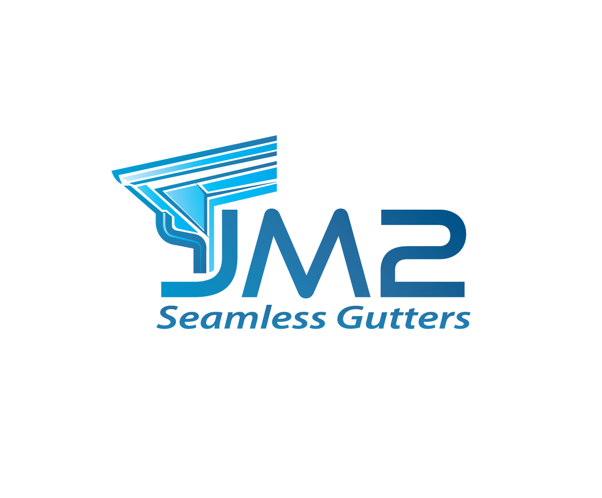 Logo Design by blue eye for JM2 Seamless Gutters | Design #9317919