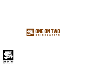 Logo Design by sbelogd for one on two bricklaying | Design: #9421211