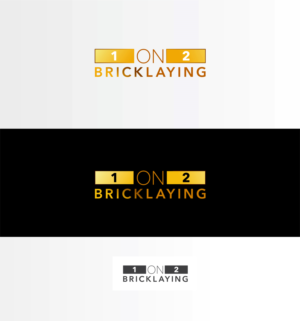 Logo Design by CanDoDesign for one on two bricklaying | Design: #9337530