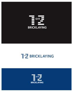 Logo Design by CanDoDesign for one on two bricklaying | Design: #9338471