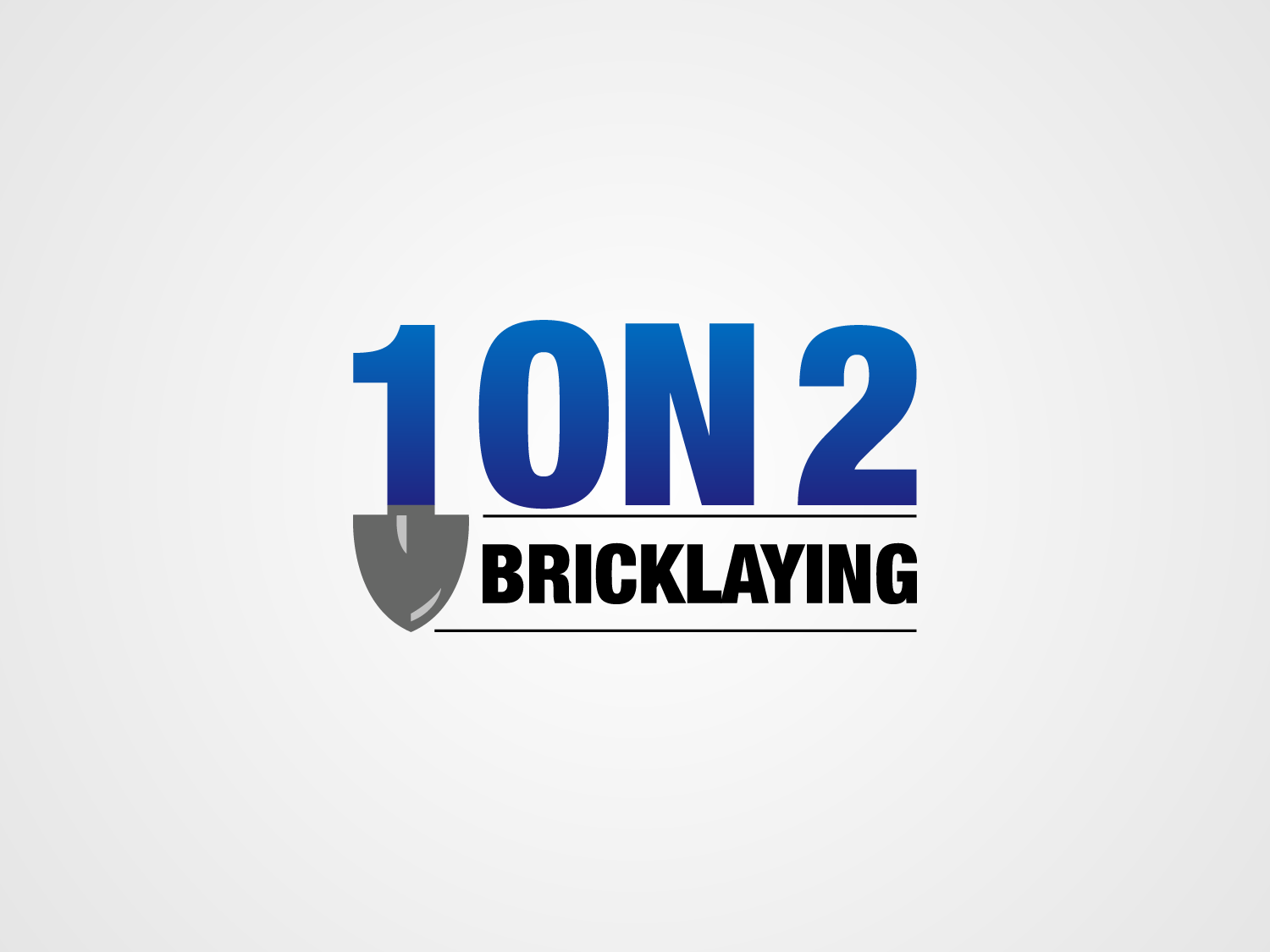 Logo Design by shanks for one on two bricklaying | Design #9409711
