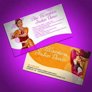 Blue Mountains Indian Dance | Design de Carte de Visite par diRtY.EMM