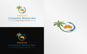 Logo Design by Grafactory for premier cleaning byron bay | Design: #9413654