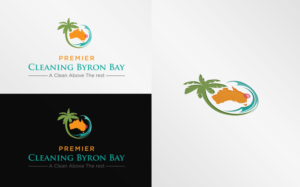 Logo Design by Grafactory for premier cleaning byron bay | Design: #9444965