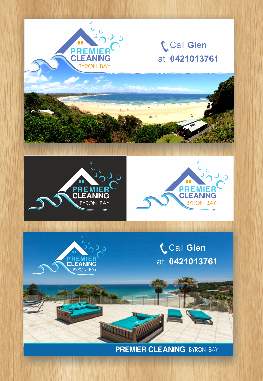 Logo Design by IneseRo for premier cleaning byron bay | Design #9470272