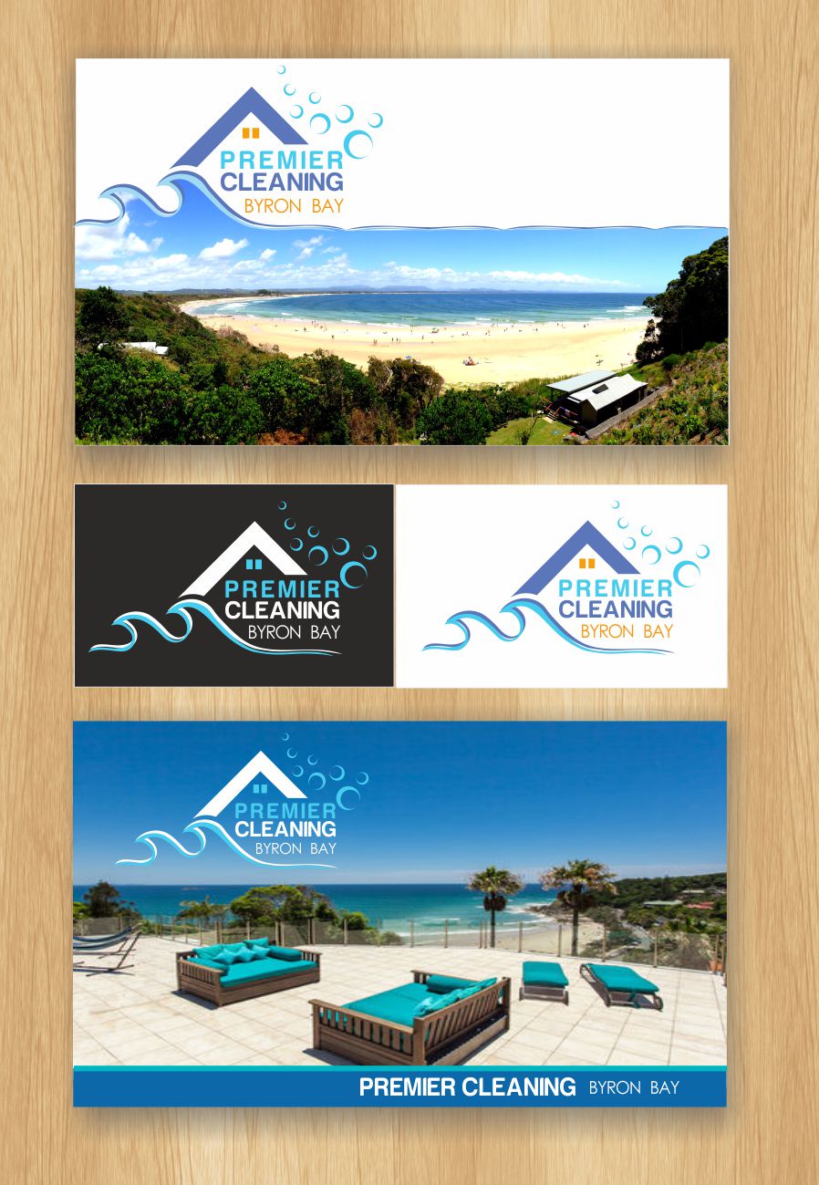 Logo Design by IneseRo for premier cleaning byron bay | Design #9480580