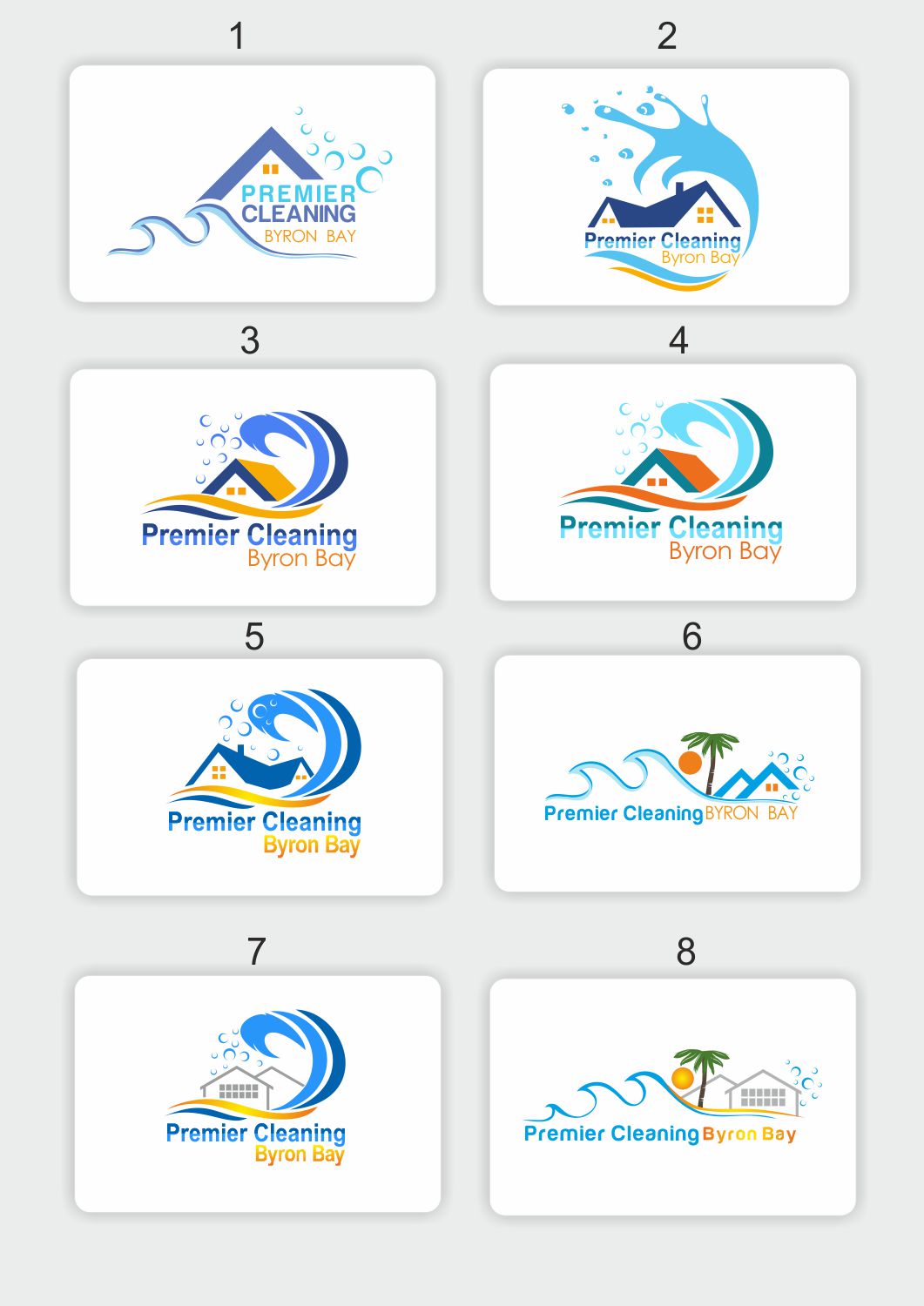 Logo Design by IneseRo for premier cleaning byron bay | Design #9497552