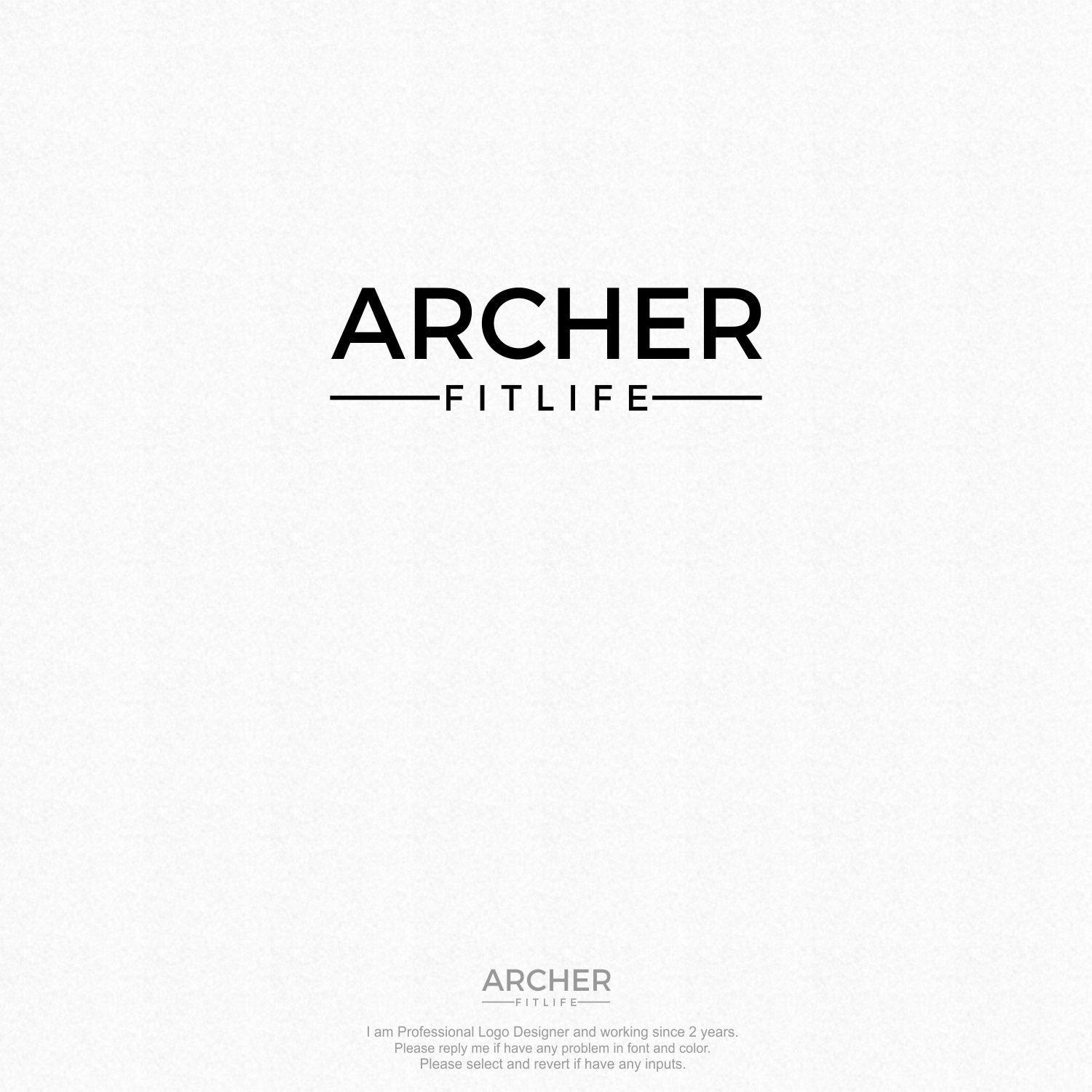 Logo Design by Liyana for Archer Finess & Lifestyle | Design #9392566