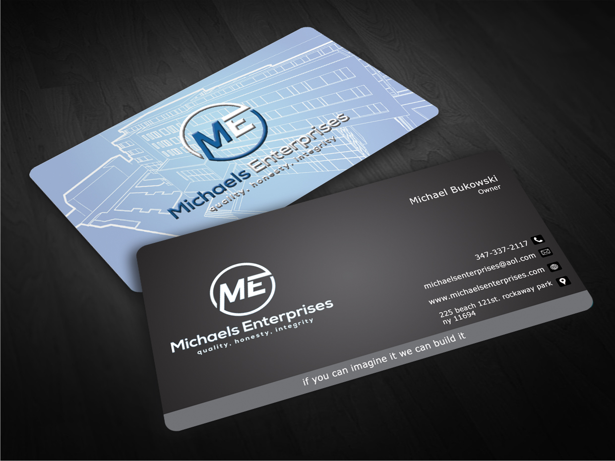 Visitenkarten-Design von EWS Webs für Michaels Enterprises | Design #9498958