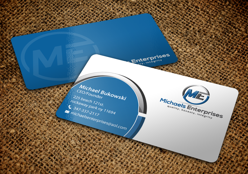 Business Card Design by chandrayaan.creative for Michaels Enterprises | Design #9339457