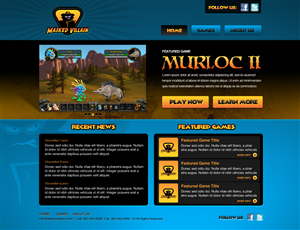 Web Design by Robert Marks for this project | Design: #425736