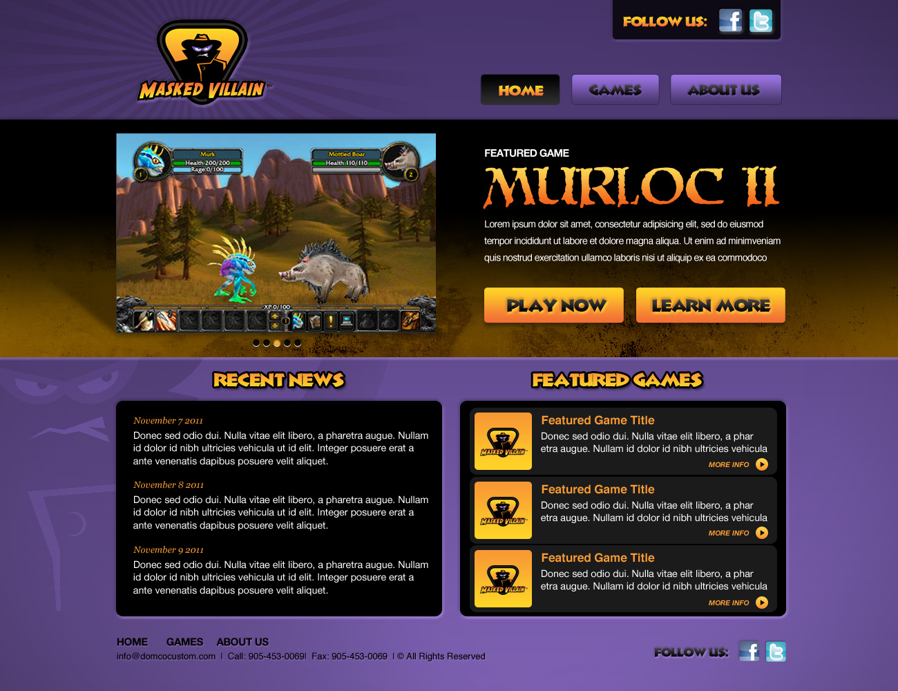Web Design by Robert Marks for this project | Design #426796