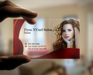 Business Card Design by Lanka Ama for Press N'Curl Salon | Design: #9333662